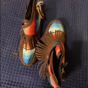 Boots short Indian color moccasin boots new 10